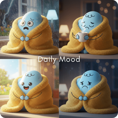 mood, emotions, mindfulness, mood tracker, daily mood tracker