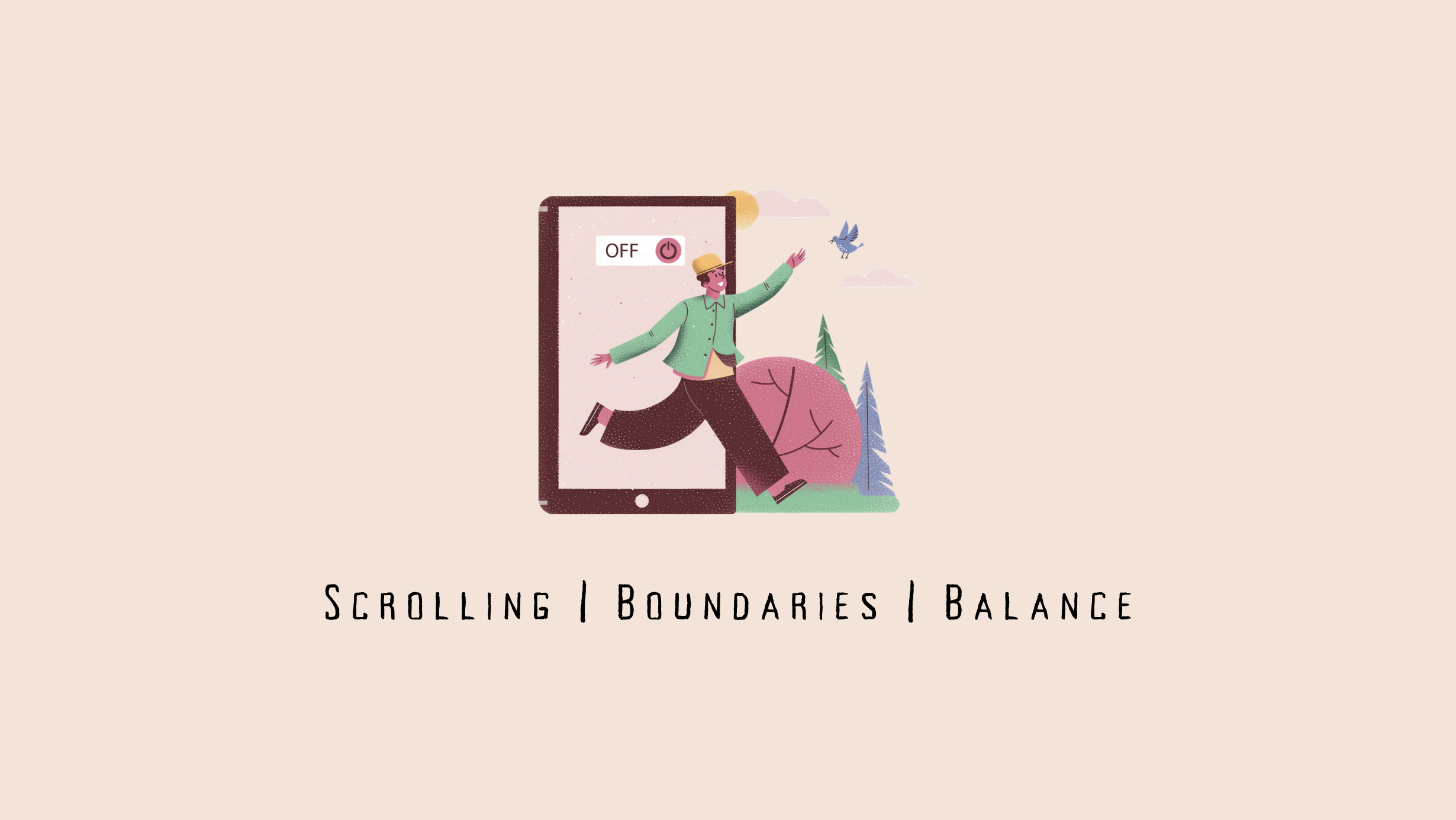 Social Media Burnout: How to Curate Your Feed for Mental Health cover illustration